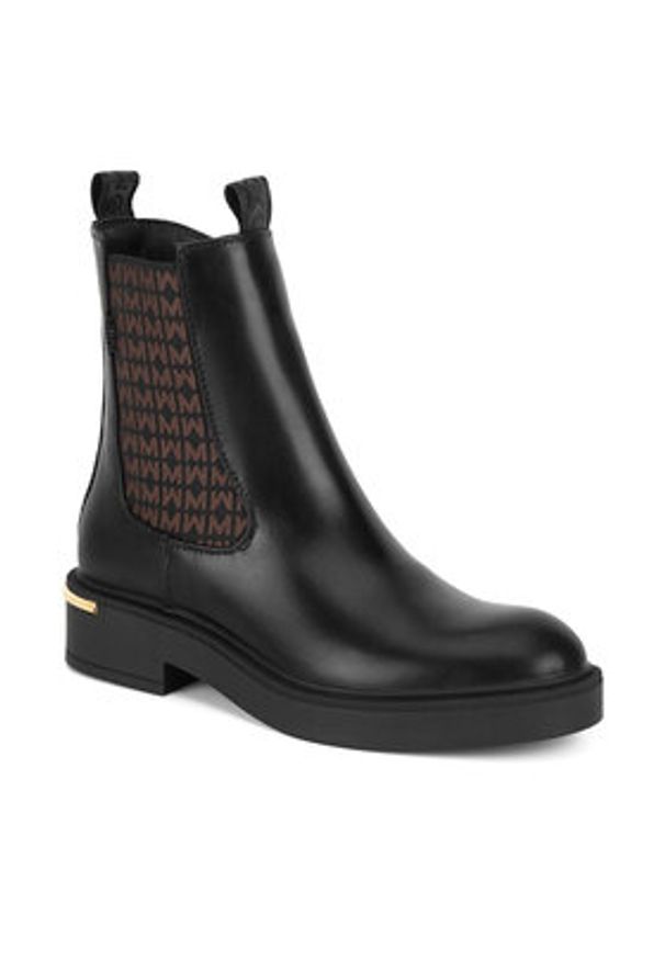 MEXX Botki MI001712043W Czarny. Kolor: czarny. Materiał: skóra