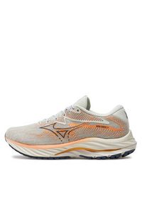 Mizuno Buty do biegania Wave Rider 27 J1GD230326 Beżowy. Kolor: beżowy. Materiał: materiał. Model: Mizuno Wave