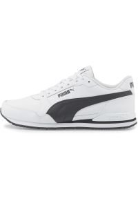 Buty Puma ST Runner V3 L, Mężczyźni. Kolor: wielokolorowy, czarny, biały. Materiał: materiał, skóra ekologiczna. Sport: turystyka piesza