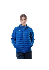 Damska kurtka z kapturem Givova Superior. Typ kołnierza: kaptur. Kolor: niebieski. Materiał: puch #1