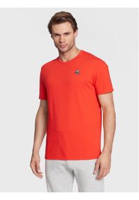 Le Coq Sportif T-Shirt 2220558 Czerwony Regular Fit. Kolor: czerwony. Materiał: bawełna #1