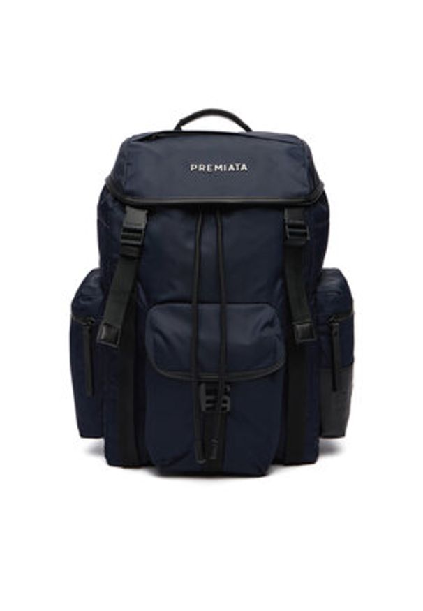 Premiata Plecak Booker Var 2138 Granatowy. Kolor: niebieski. Materiał: materiał