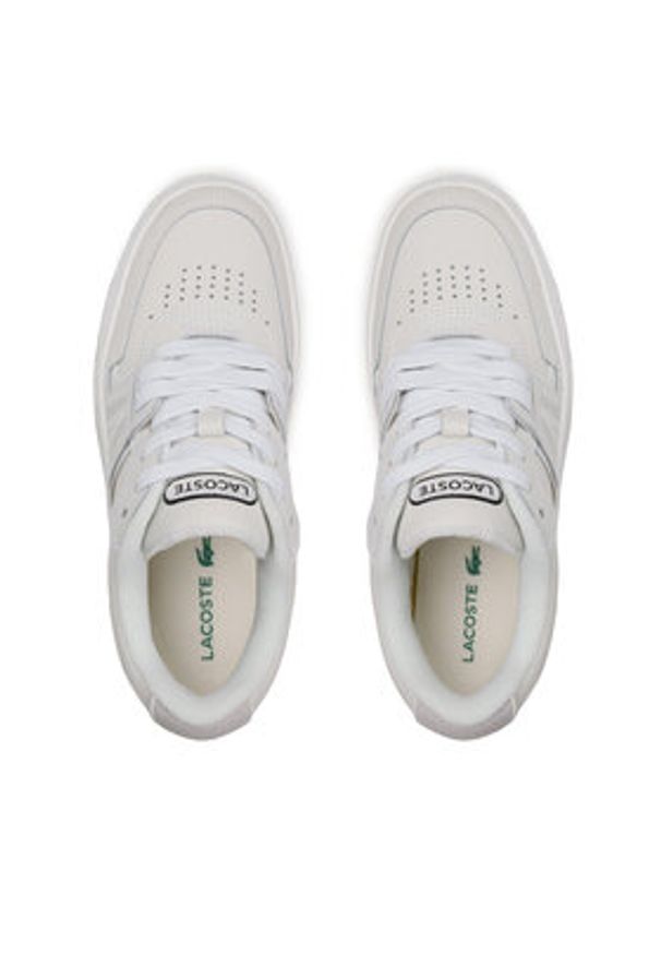 Lacoste Sneakersy L001 0321 1 Sfa 7-42SFA007665T Beżowy. Kolor: beżowy. Materiał: skóra