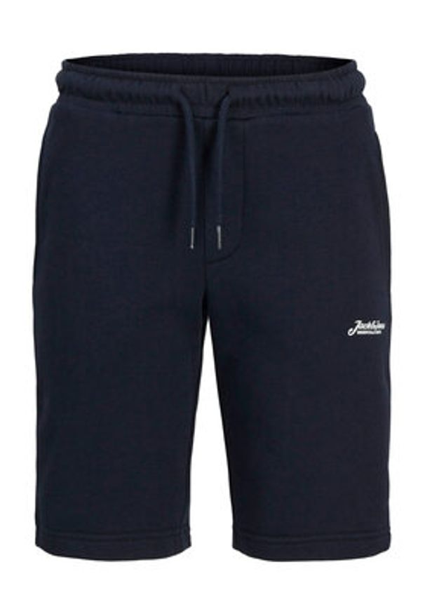 Jack & Jones - Jack&Jones Szorty sportowe Gordon 12270663 Granatowy Slim Fit. Kolor: niebieski. Materiał: bawełna. Styl: sportowy