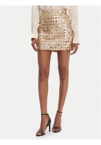Guess Spódnica 180021 Złoty Classic Fit. Kolor: złoty. Materiał: syntetyk #1