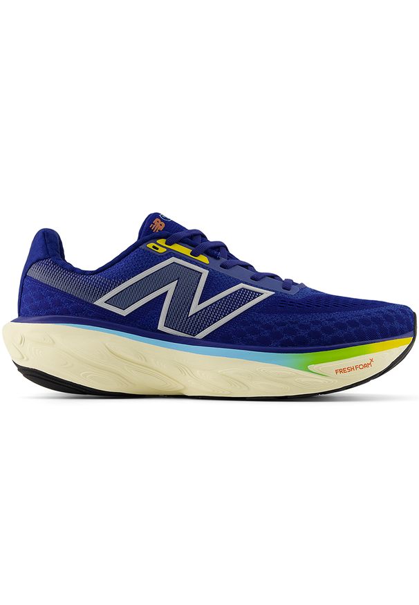 Buty męskie New Balance Fresh Foam 1080 v14 M1080N14 – niebieskie. Okazja: na co dzień. Kolor: niebieski. Materiał: żakard, guma. Szerokość cholewki: normalna. Sport: fitness, bieganie