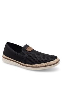 Rieker Espadryle B2366-00 Czarny. Kolor: czarny. Materiał: materiał #3