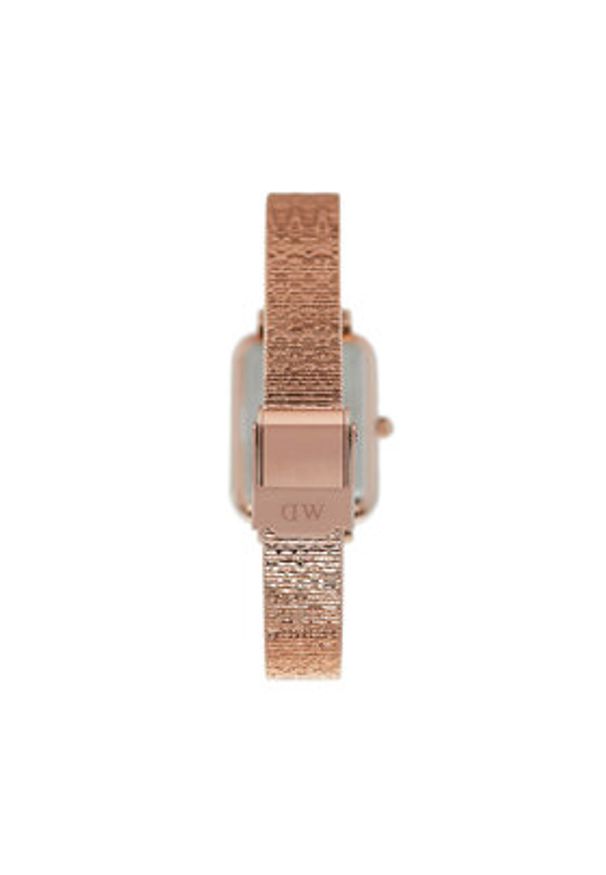 Daniel Wellington Zegarek Quadro Lumine Pressed Piano DW00100578 Złoty. Kolor: złoty