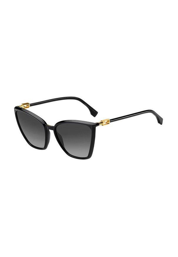 Fendi - Okulary przeciwsłoneczne. Kolor: czarny