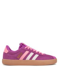 Adidas - adidas Sneakersy VL Court 3.0 JP5352 Różowy. Kolor: różowy. Materiał: zamsz, skóra