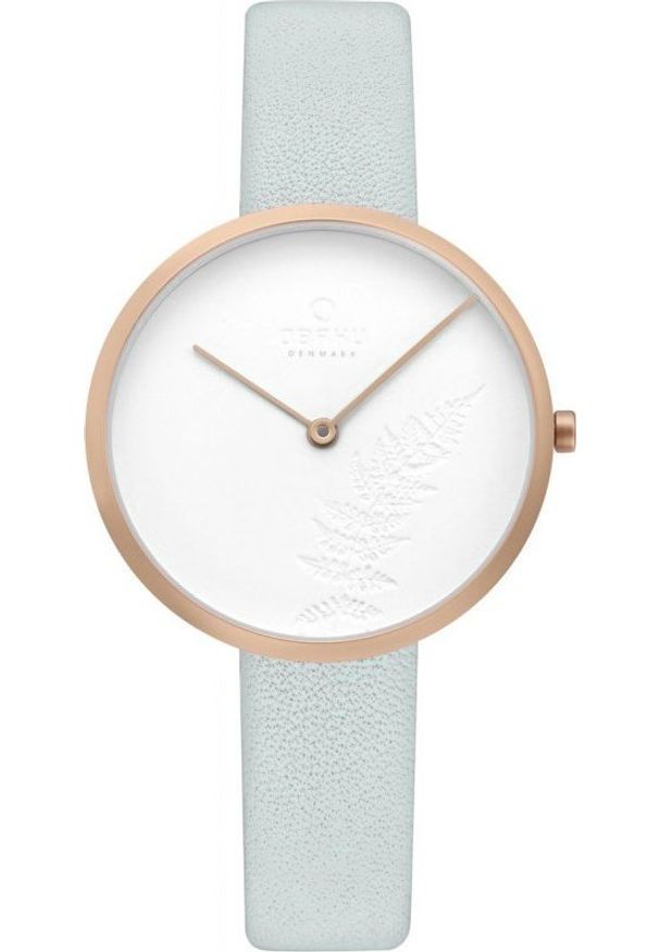 Zegarek OBAKU Zegarek damski Obaku Denmark V219LXVHRL niebieski. Kolor: niebieski