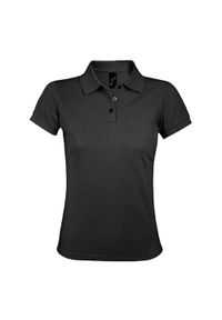 SOL'S - Damska Koszulka Polo Prime. Typ kołnierza: polo. Kolor: szary