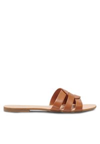 Klapki ONLY Shoes. Kolor: brązowy