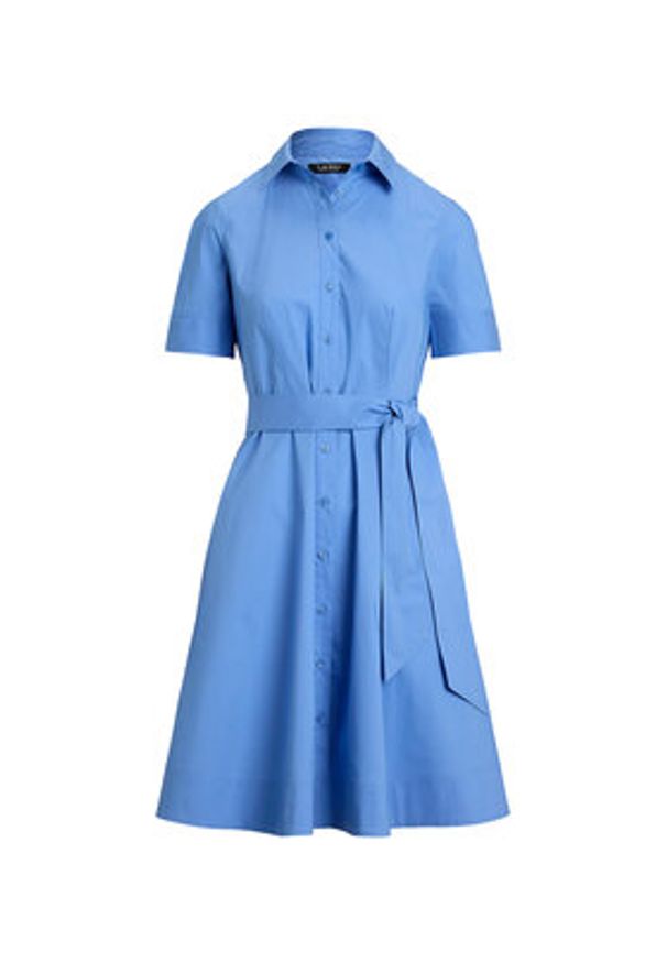 Lauren Ralph Lauren - LAUREN RALPH LAUREN Sukienka koszulowa 200748950017 Niebieski Regular Fit. Kolor: niebieski. Materiał: bawełna. Typ sukienki: koszulowe