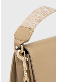 TOMMY HILFIGER - Tommy Hilfiger torebka kolor beżowy. Kolor: beżowy #4