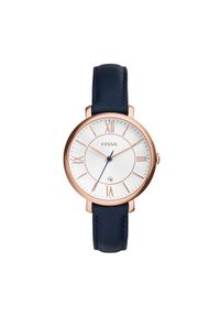 Fossil Zegarek Jacqueline ES3843 Granatowy. Kolor: niebieski