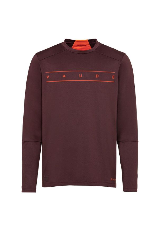 Vaude - Koszulka z długim rękawem VAUDE Qimsa. Kolor: brązowy. Materiał: poliester. Długość rękawa: długi rękaw. Długość: długie. Sport: kolarstwo