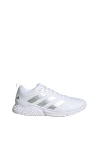 Buty do siatkówki dla dorosłych Adidas Court Team Bounce 2.0 Shoes. Kolor: biały, wielokolorowy, szary. Materiał: materiał. Sport: siatkówka