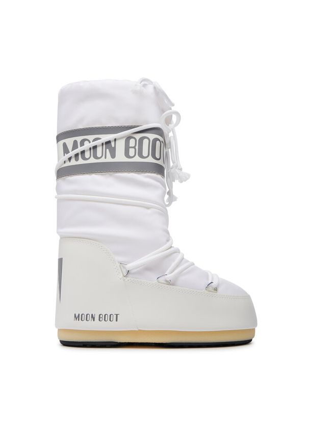 Śniegowce Moon Boot. Kolor: biały. Materiał: nylon