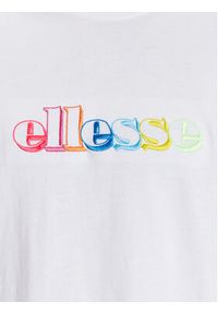 Ellesse T-Shirt Monda SHR17642 Biały Regular Fit. Kolor: biały. Materiał: bawełna