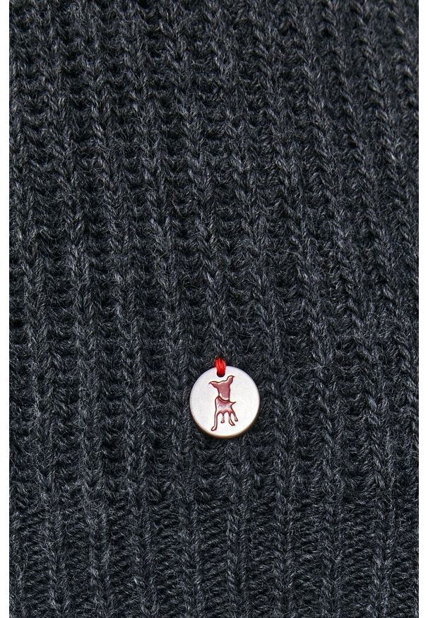 Frieda & Freddies - Sweter z domieszką wełny. Kolor: szary. Materiał: wełna. Długość rękawa: długi rękaw. Długość: długie. Wzór: ze splotem