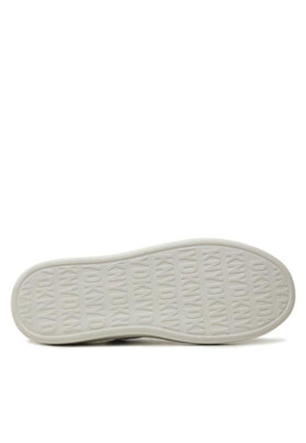 DKNY Sneakersy Jonas K4403462 Brązowy. Kolor: brązowy. Materiał: materiał