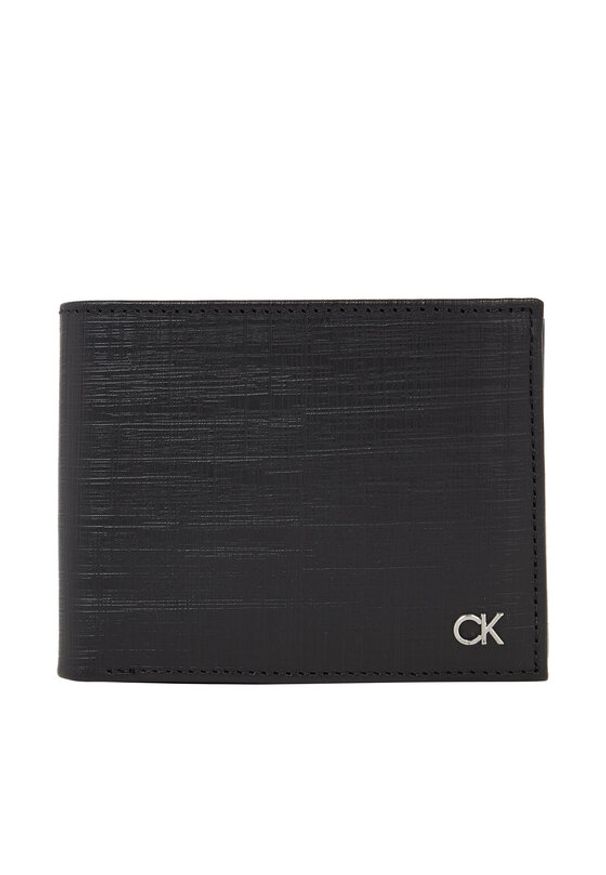 Calvin Klein Portfel męski Ck Must Trifold 10Cc W/Coin K50K510878 Czarny. Kolor: czarny