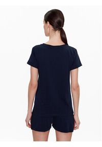 Emporio Armani Underwear Piżama 164565 3R255 00135 Granatowy Regular Fit. Kolor: niebieski. Materiał: bawełna #2