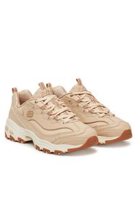 skechers - Skechers Sneakersy D'Lites-Good Neutral 149807/NAT Beżowy. Kolor: beżowy. Materiał: skóra #5