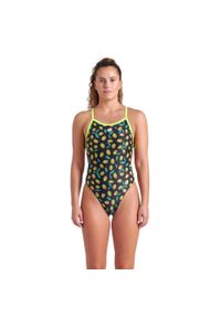 Strój Kąpielowy Damski Arena Olives Swimsuit Xcriss. Kolor: czarny. Materiał: materiał #1