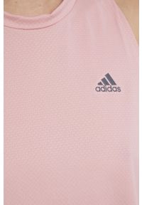 adidas Performance - Adidas Performance Top damski kolor różowy. Kolor: różowy. Materiał: materiał, dzianina
