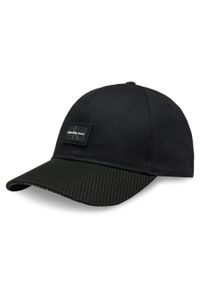 Czapka z daszkiem Calvin Klein Jeans K50K510754 Black BDS. Kolor: czarny. Materiał: materiał, bawełna #1