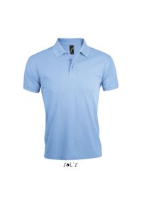 SOL'S - Polo Sol's Prime. Typ kołnierza: polo. Kolor: niebieski. Materiał: bawełna, poliester #1