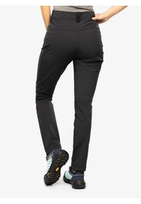 Haglöfs - Spodnie softshell damskie Haglofs Moran Softshell Slim Pant. Kolor: czarny. Materiał: softshell. Sport: turystyka piesza