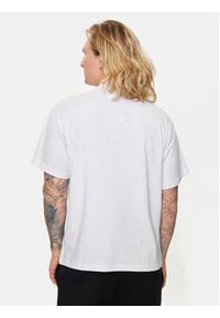 Versace Jeans Couture T-Shirt 76GAHL01 Biały Regular Fit. Kolor: biały. Materiał: bawełna