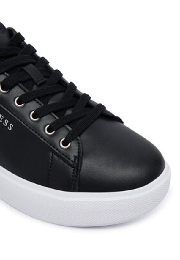 Guess Sneakersy FMJAVI LEA12 Czarny. Kolor: czarny. Materiał: skóra
