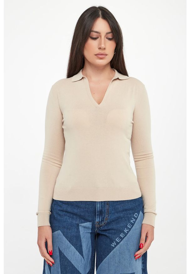 Weekend Max Mara - Sweter damski polo Palanca WEEKEND MAX MARA. Typ kołnierza: polo