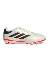 Adidas - Buty adidas Copa PURE.2 League Mg IE7515 białe. Kolor: biały. Materiał: materiał, skóra, syntetyk. Szerokość cholewki: normalna. Sport: piłka nożna