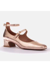 Marco Shoes Czółenka w stylu Mary Jane złoty. Kolor: złoty #6