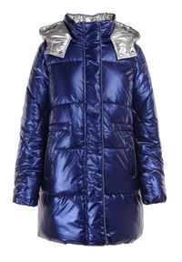 Born2be - Niebieska Kurtka Pronassa. Kolor: niebieski. Materiał: tkanina #6