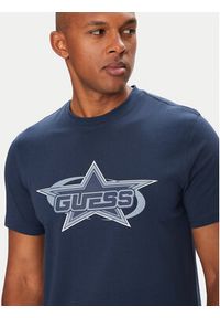 Guess T-Shirt Z5YI02 I3Z14 Granatowy Regular Fit. Kolor: niebieski. Materiał: bawełna #4