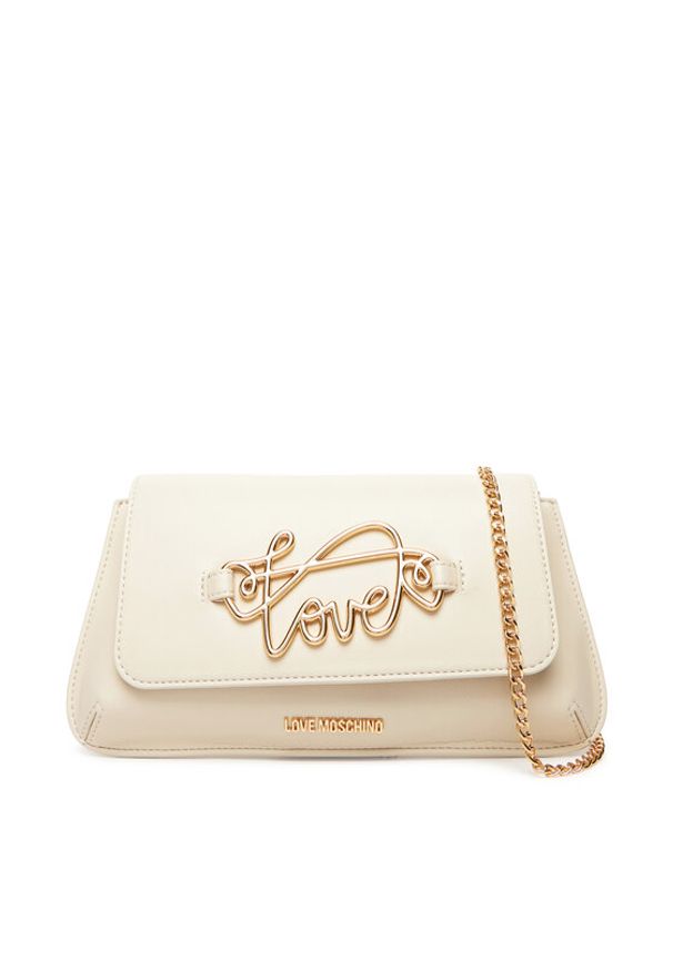 Love Moschino - LOVE MOSCHINO Torebka JC4266PP0MKG0110 Écru. Materiał: skórzane
