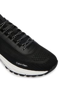 Calvin Klein Sneakersy Hike Runner Laceup Knit HM0HM02151 Czarny. Kolor: czarny. Materiał: materiał #4