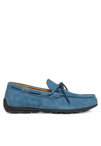 Geox Mokasyny U Spherica Ec16 U55HYB 00022 C4005 Granatowy. Kolor: niebieski. Materiał: zamsz, skóra