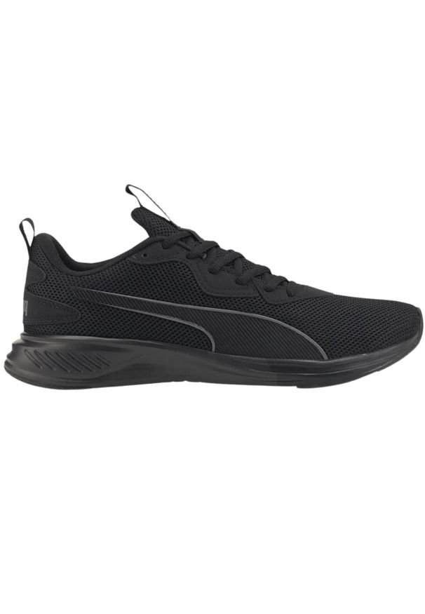 Buty do biegania męskie Puma Incinerate. Zapięcie: sznurówki. Kolor: czarny. Materiał: materiał, tkanina. Szerokość cholewki: normalna