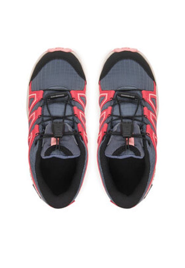 salomon - Salomon Buty do biegania Speedcross Waterproof L47856600 Szary. Kolor: szary. Materiał: materiał. Model: Salomon Speedcross