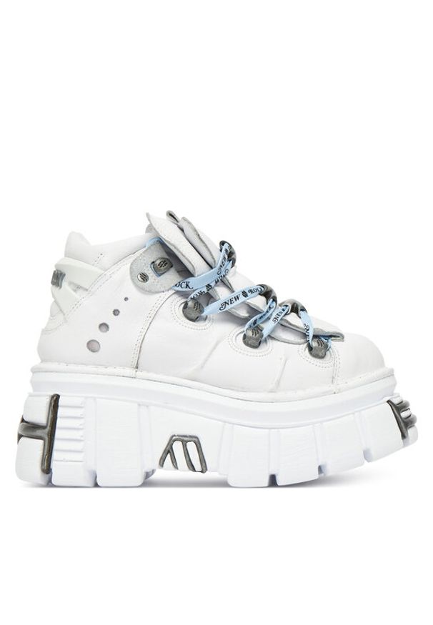 NEW ROCK Sneakersy M-106-C187 Biały. Kolor: biały. Materiał: skóra