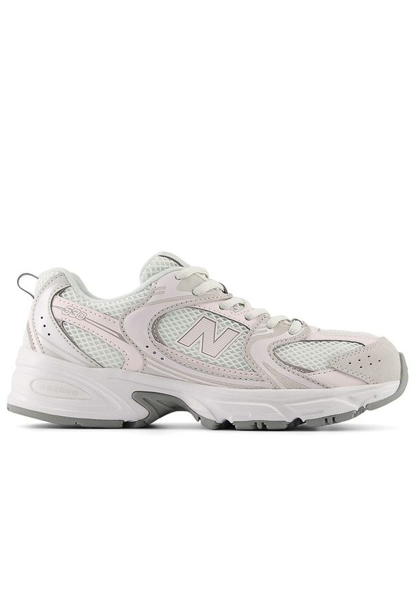 Buty młodzieżowe New Balance G5309LW - szare. Kolor: szary. Materiał: syntetyk, materiał, guma. Szerokość cholewki: normalna