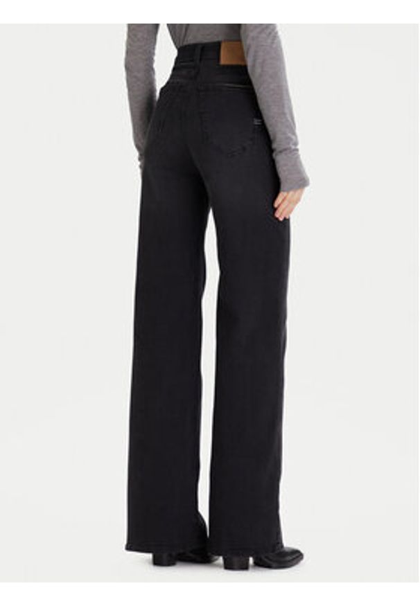 ViCOLO Jeansy DF5089 Szary Wide Leg. Kolor: szary