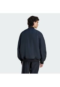 Adidas - adidas Kurtka bomber adicolor Teamgeist KC8358 Czarny Loose Fit. Kolor: czarny. Materiał: syntetyk #3